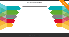 Desktop Screenshot of md-rennsporttechnik.de